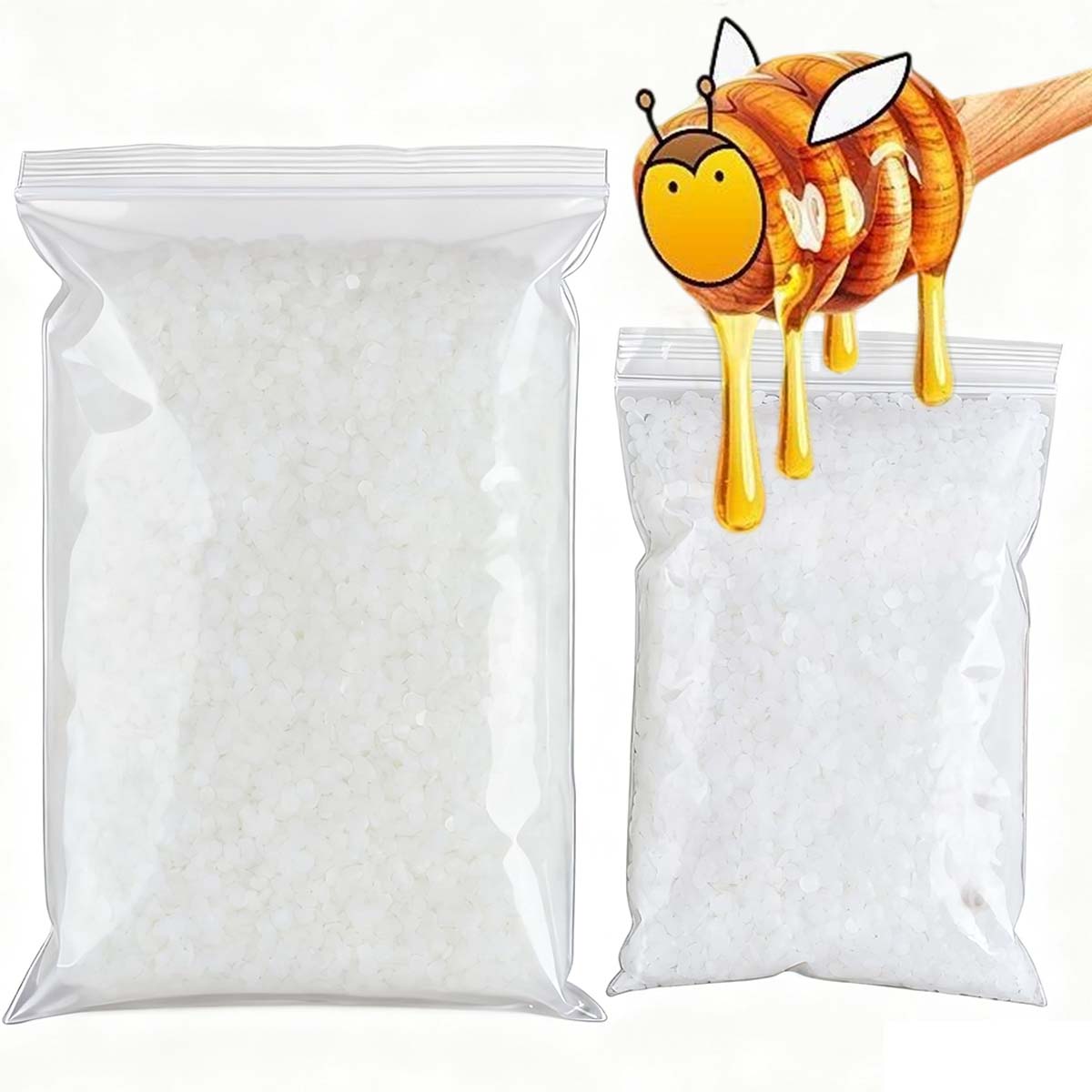 Candle Supplies In Bulk - 200g-1000g Witte Bijenwas Puur Natuurlijke Korrelige