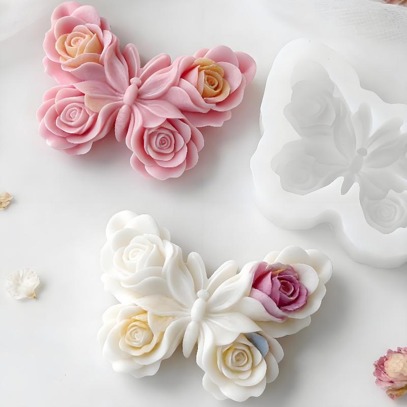 Candle Supplies In Bulk - DIY Rose Butterfly Form siliconen mal