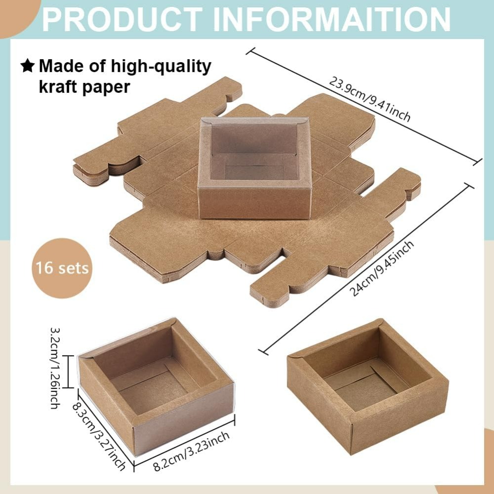 16 stks Kraftpapier Lade Doos  - Kraft Paper Box recensie en prijs