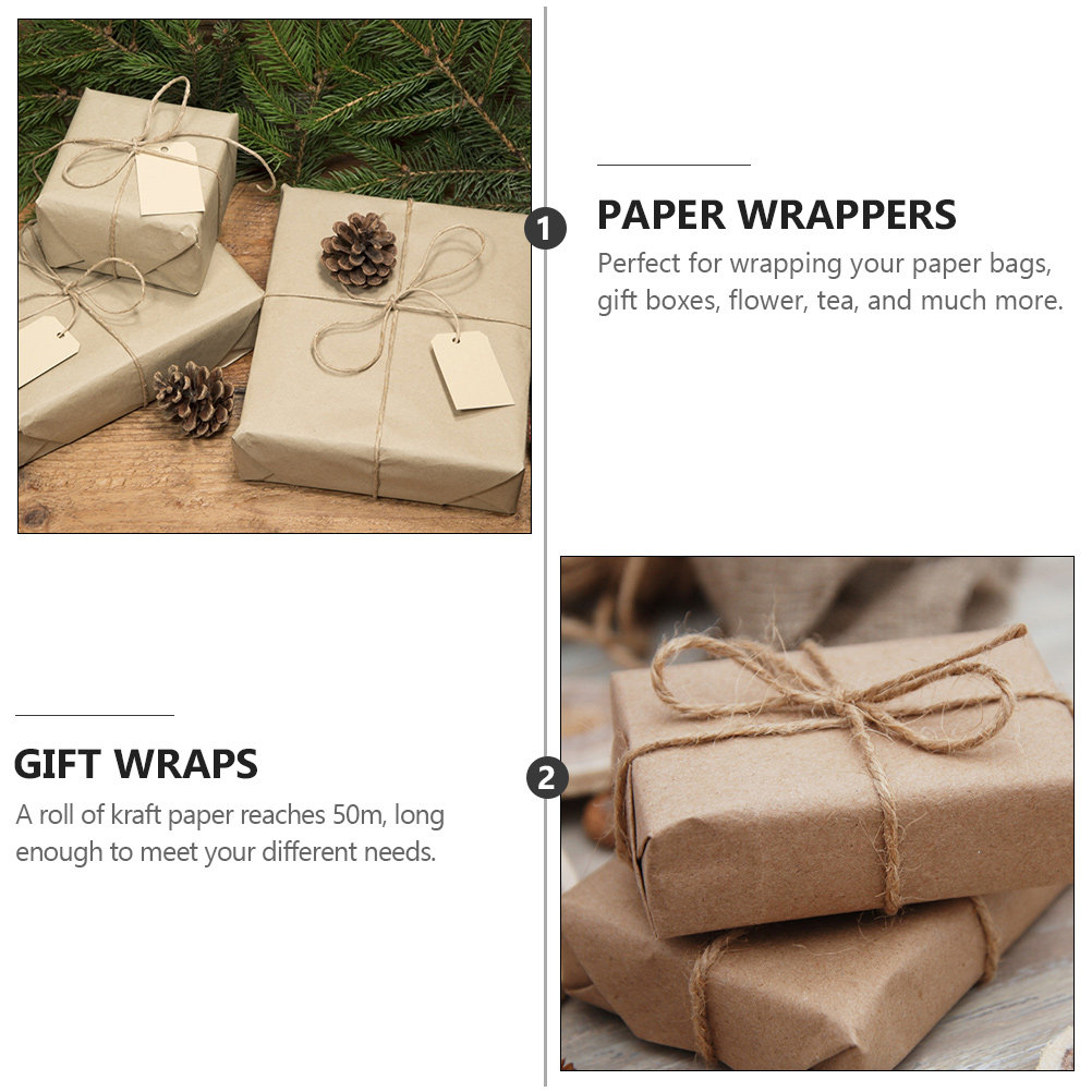 1 Rol 50M Bruin Kraftpapier vo - Kraft Paper Box recensie en prijs