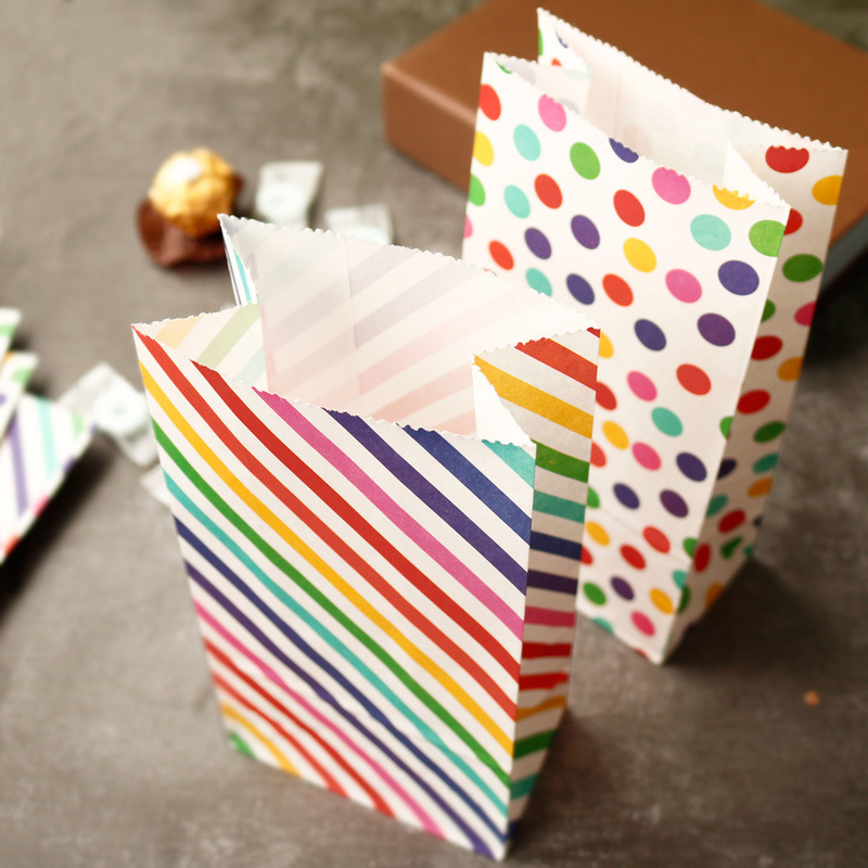 Kleine papieren zakken Regenbo - Kraft Paper Box recensie en prijs