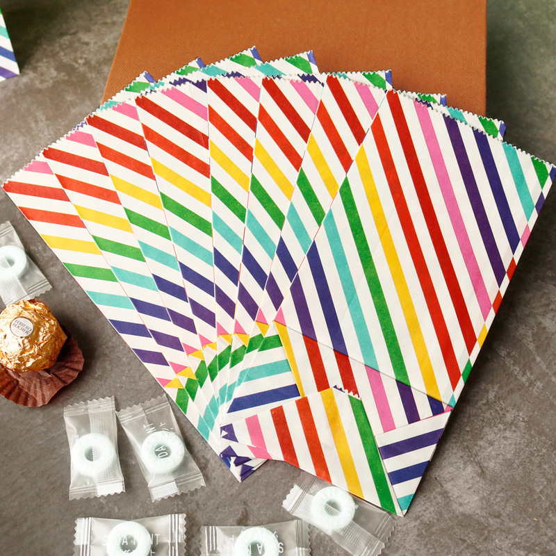 Kleine papieren zakken Regenbo - Kraft Paper Box recensie en prijs