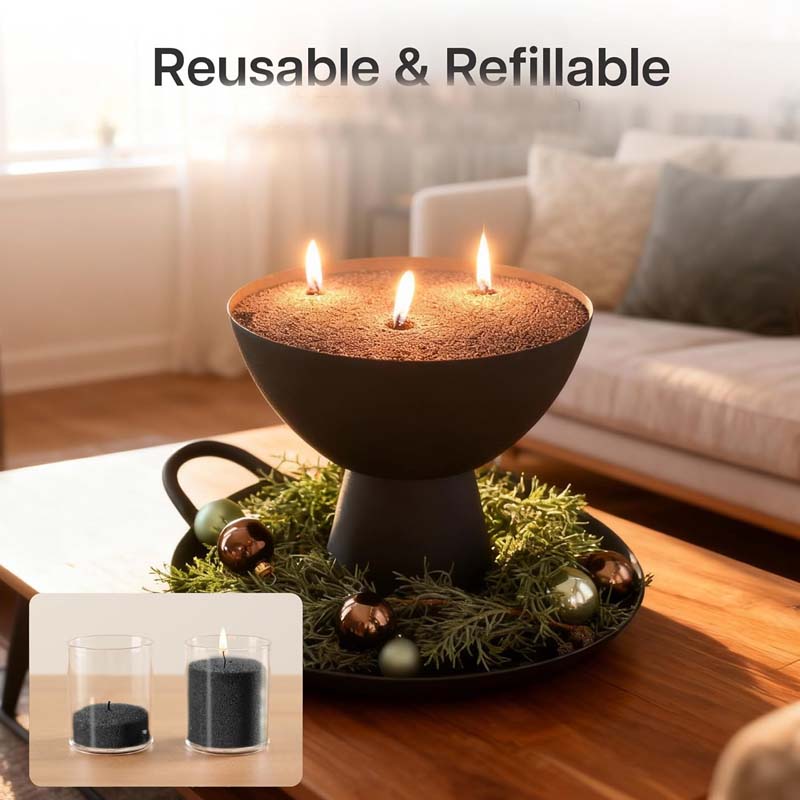 Zwarte kaarszand met lont, 200 - Candle Supplies In Bulk recensie en prijs